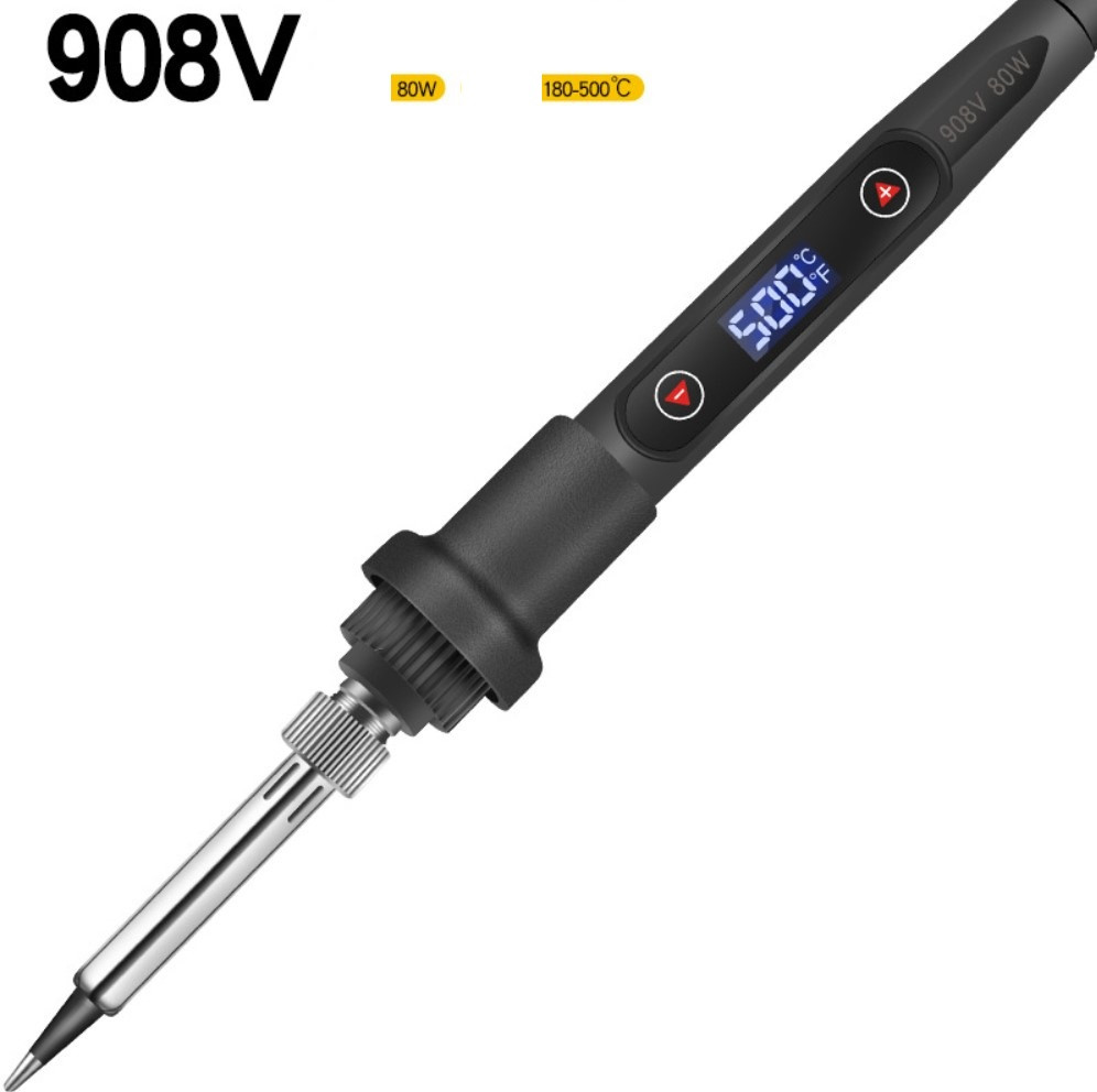 Паяльник Jiang XF908V з регулятором температури,індикатор температури 80W, 220 V, 180- 500 °C