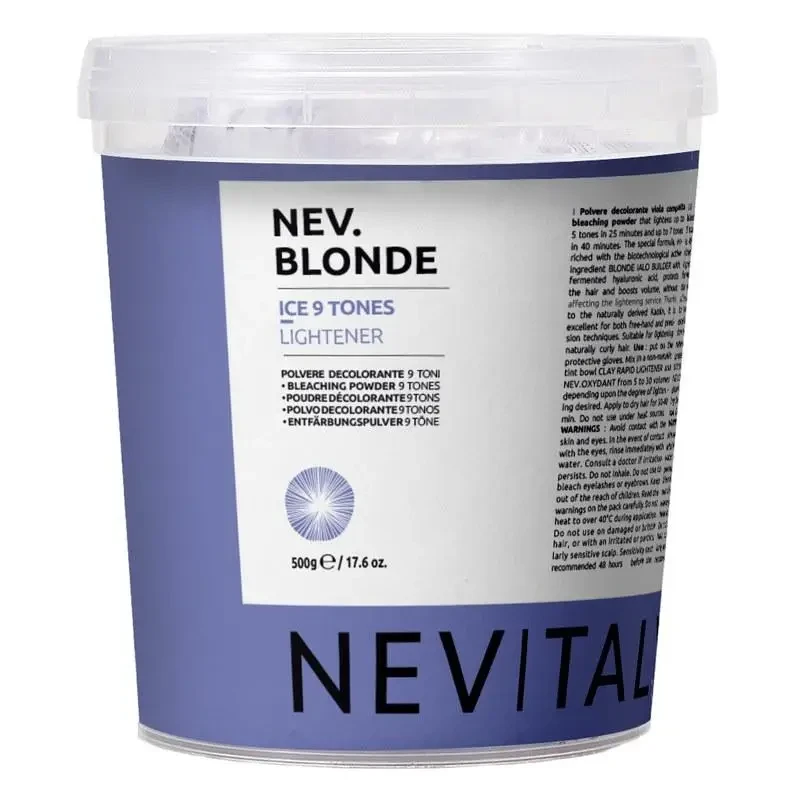 Освітлюючий порошок 9 тонів Nevitaly Ice 9 Tones Lightener, 500 г (1033198)
