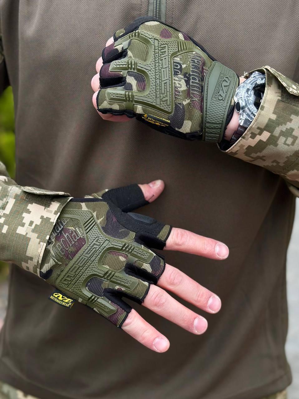 Рукавиця безпала Mechanix посилена М-PACT мультикам, фото 1
