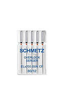 Голки Schmetz Overlock ELX705 SUK CF №80 (уп.5 шт.)