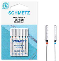 Голки Schmetz Overlock ELX705 SUK CF Асорті № 80(2 шт), 90(3 шт)