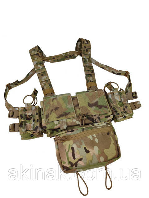 Нагрудник тактичний Akinak ремінно плечова система Spiritus Systems Mk3 Micro Fight Chest Rig