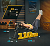 Лава тренувальна Trex Sport TX-050B 129х48х58 см Спортивна лавка для дому Похила лава для преса, фото 4