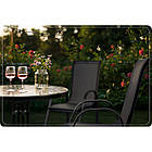 Комплект садових меблів Sofotel SO-981 стіл і 2 стільці з загартованого скла, міцна сталевий рама, фото 6