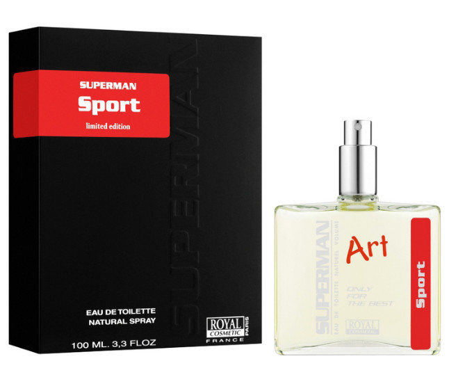 Туалетна вода для чоловіків Royal Cosmetic Superman Art Sport 100 ml (8051277331184), фото 1