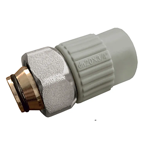 Муфта з євроконусом і накидною гайкою KOER 20x3/4 PPR K0240.PRO (KP2606)