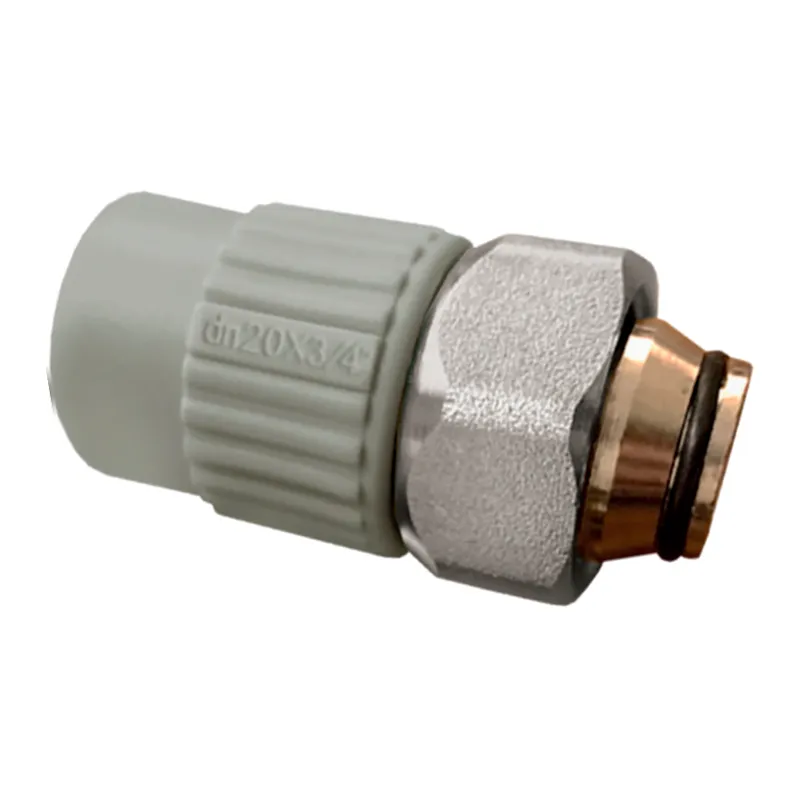 Муфта з євроконусом і накидною гайкою KOER K0240.PRO White — 20x3/4 PPR (KP3134)