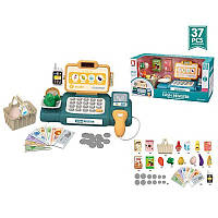 Касовий апарат дитячий на 37 предметів із калькулятором і сканером