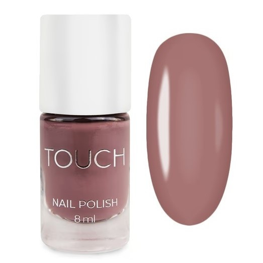 Лак Touch Nail Polish №10, 8 мл (бежево-ліловий)