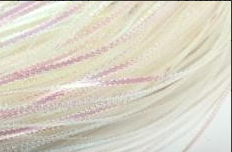 Шнур білий перламутровий 3мм (100м) -плаский