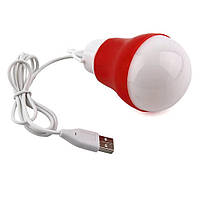 Кемпінгова світлодіодна LED-лампа USB  Червоний