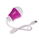 Кемпінгова світлодіодна LED-лампа USB Рожевий, фото 3