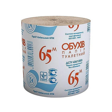 Туалетний папір Обухів 65 м 5х8 шт (0901), фото 1