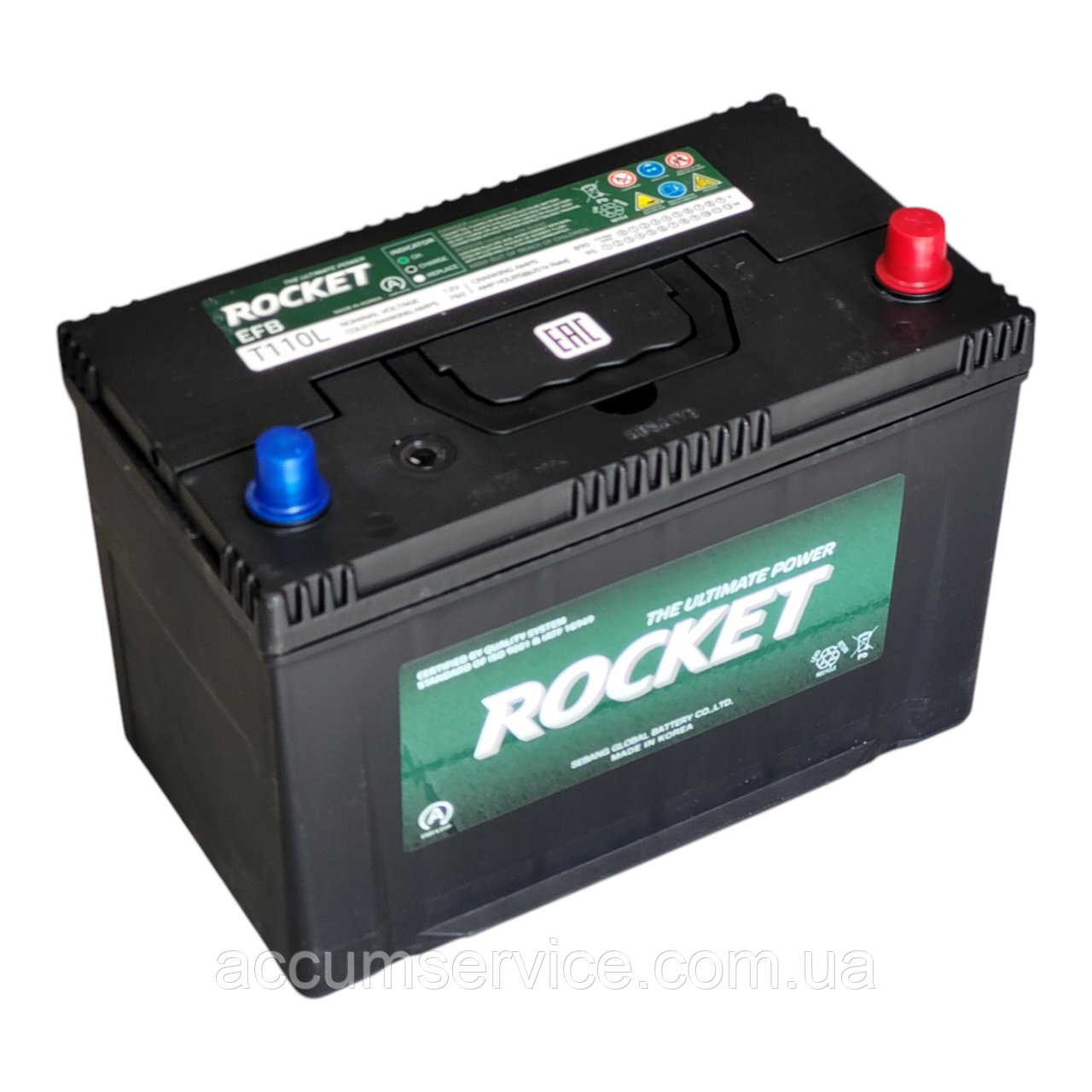 Акумулятор Rocket EFB T110L 6ст-95 Азія Евро