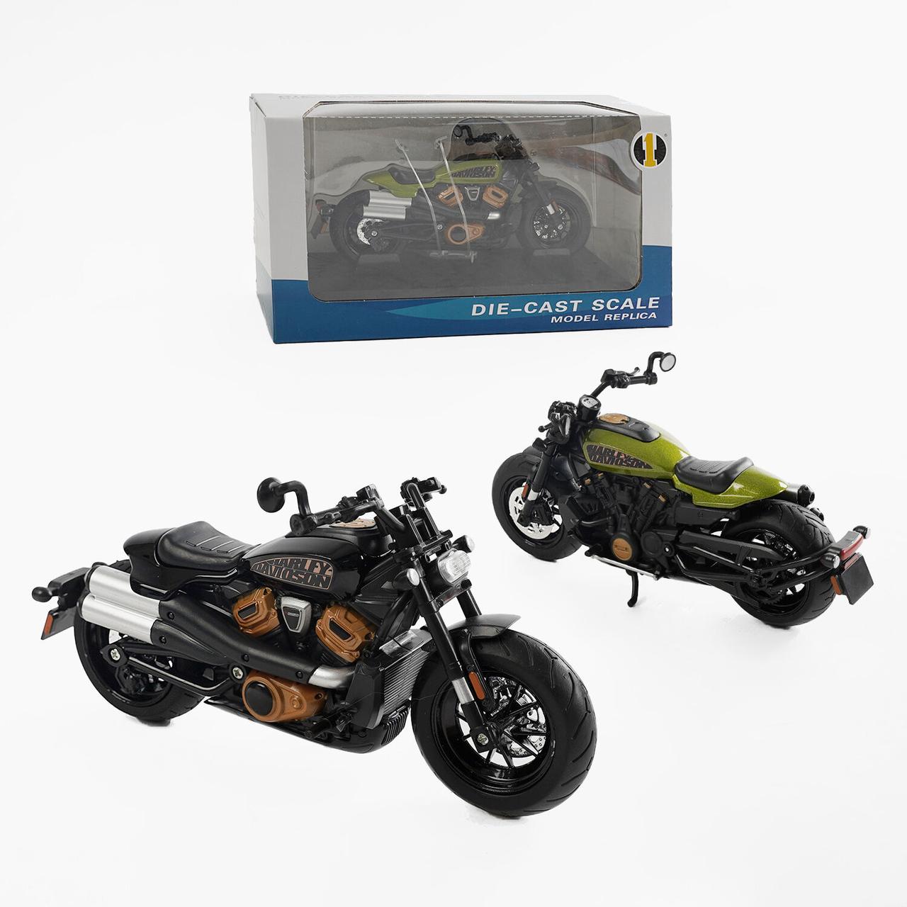 Мотоцикл металопластиковий M 12-16 B (48/2) 2 види, підсвічування, гумові шини, рухливі елементи, пі, фото 1