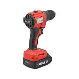 Шуруповерт-дриль безщітковий акумуляторний Li-Ion (2 шт.) 18V 2 Ач (45 Нм) патрон для свердел Ø≤13 мм Yato YT-8277905, фото 3