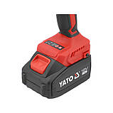 Гайковерт ударний безщітковий 2 аккум.18 В Li-Ion 4 Аг (1/2") 350 Нм+сумка Yato YT-8277925, фото 5