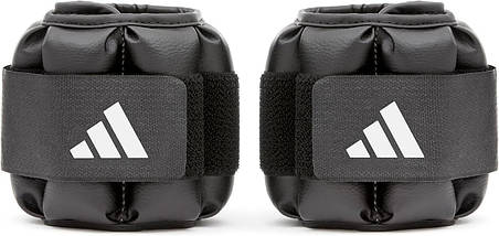 Обважнювачі на зап'ястя обважнювачі для рук і ніг Adidas Performance Ankle 2 шт по 1,5 кг чорно-зелені, фото 2