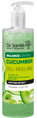 Гель-пілінг Dr.Sante Cucumber Balance Control для щоденного використання 200 мл