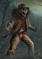 "Гуцул Рок" листівка Романа Дубіни