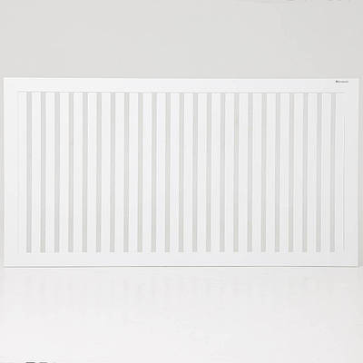 Декоративна решітка на батарею "Форест", колір білий