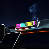 Ароматизатор у машину F1 Автомобільний ароматизатор з RGB підсвічуванням у вигляді ритму Освіжувач з підсвічуванням, фото 8