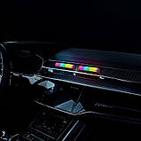 Ароматизатор у машину F1 Автомобільний ароматизатор з RGB підсвічуванням у вигляді ритму Освіжувач з підсвічуванням, фото 11