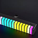 Ароматизатор у машину F1 Автомобільний ароматизатор з RGB підсвічуванням у вигляді ритму Освіжувач з підсвічуванням, фото 9