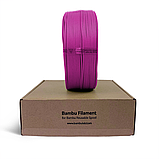 Пластик для 3д принтера без котушки Bambu Lab PLA Basic  Magenta (10202), 1.75mm, 1kg, 330m, 190-230°C, Пурпурний філамент, фото 9