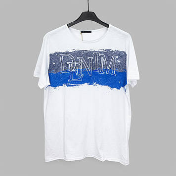 Футболка чоловіча Mons R-2404 БІЛА 100% бавовна 3XL(Р)