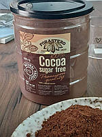 Какао Forastero 100% в банці без цукру (Cacao 100% sugar free), 600 г