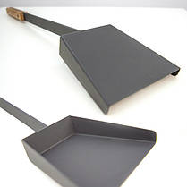 Лопатка для каміна та мангалу SAVEN Лопатка пічна кований Shovel L (50cm) white Камінна лопатка для вугілля та золи, фото 6