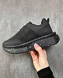 Чорні кросівки з трендовою підошвою, фото 3