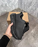 Чорні кросівки з трендовою підошвою, фото 6