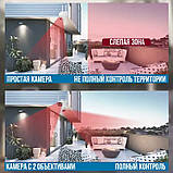 IP камера, WiFi камера Q13 6MPx подвійний об'єктив з нічним баченням, фото 7