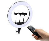 Кільцева лампа, світлодіодна лампа RL-14 36 см з пультом, фото 2