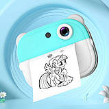 Дитячий фотоапарат, камера для дітей Q9 миттєвий друк USB, фото 10