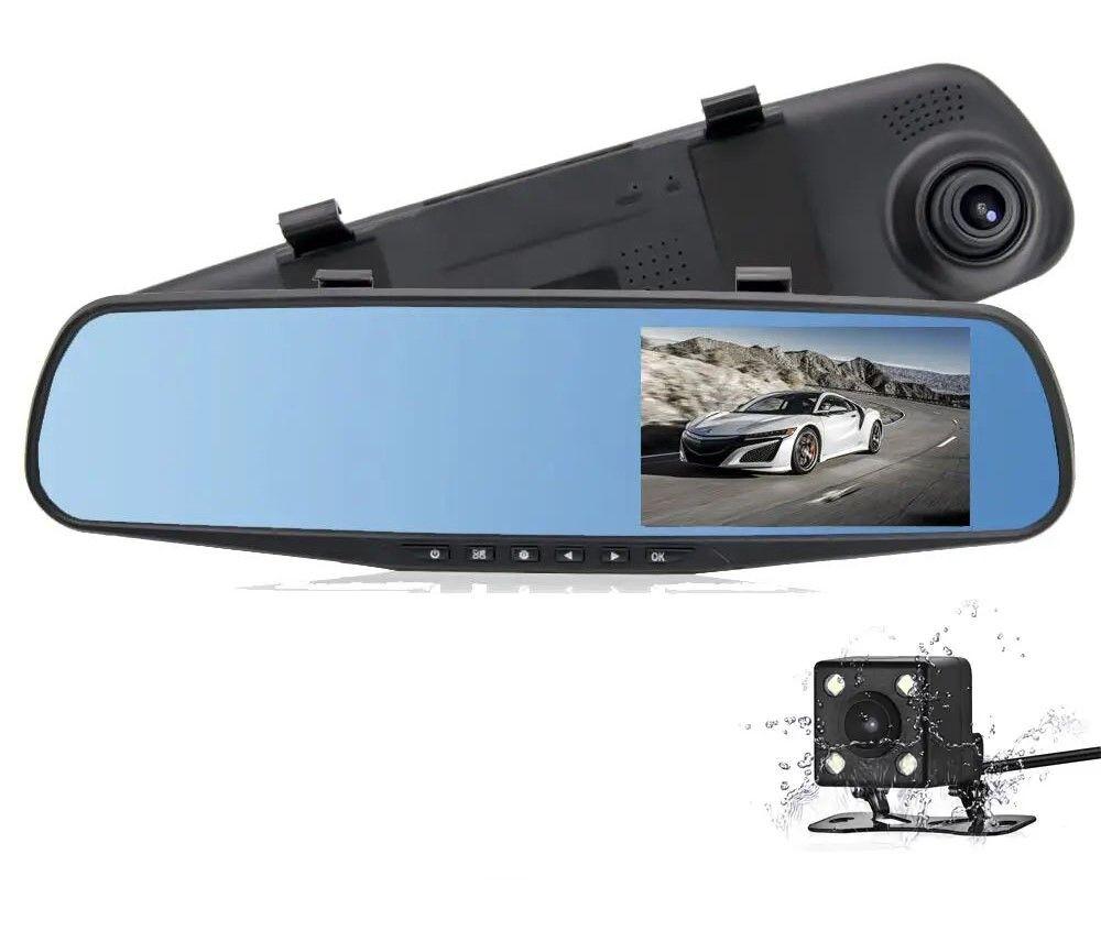 Автомобільний реєстратор, відеореєстратор DVR L900 Full HD з камерою заднього огляду, 3.6 дюйма