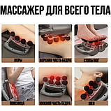 Масажний пістолет, вібраційний масажер WNK-569 16 насадок, фото 6