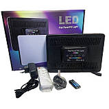 LED-лампа, студійне освітлення F99 RGB 22.5х16 см, фото 7