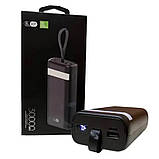 Повербанк, Зовнішній акумулятор King Power KP30 30000mAh LED ліхтарик, фото 2