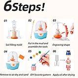 Набір для творчості, Гончарне мистецтво TNWX-4710C легкий і компактний, фото 2