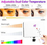 Світлодіодна лампа, студійне освітлення PM-36 RGB потужність 50 Вт, фото 5