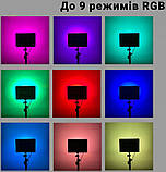 Світлодіодна лампа, студійне освітлення PM-36 RGB потужність 50 Вт, фото 6