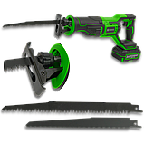Акумуляторна шабельна пила Flinkertec АШП-36/6 (3000 ход/хв 36В), фото 3