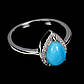 Бірюза срібна каблучка, 0326ЛБ, фото 3