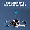 Міні диктофон Цифровий брелок 8 Гб голосова активація металевий Універсальний Чорний, фото 7