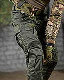 Штурмові тактичні штани misterioso g3 олива ДЛ6499, фото 4