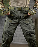 Штурмові тактичні штани misterioso g3 олива ДЛ6499, фото 8