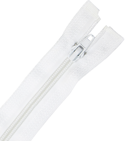 Блискавка спіральна №3 нероз'ємна 16см S-501(R01) білий ZIP